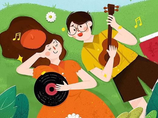 PS插画（个人主页-ZNDI3ODIyNzY=） - 创作习作 - 站酷设计师亭子爱画画原创素材 - 站酷ZCOOL