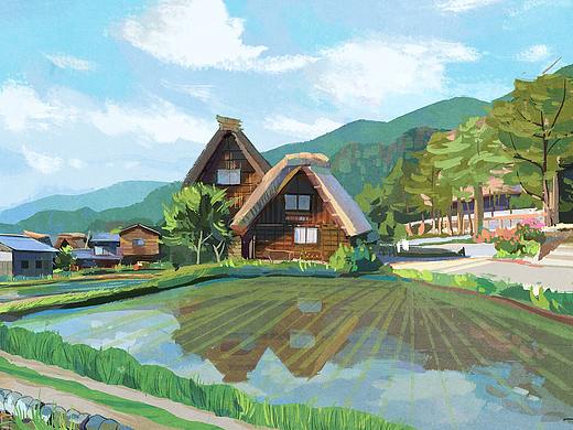 风景插画