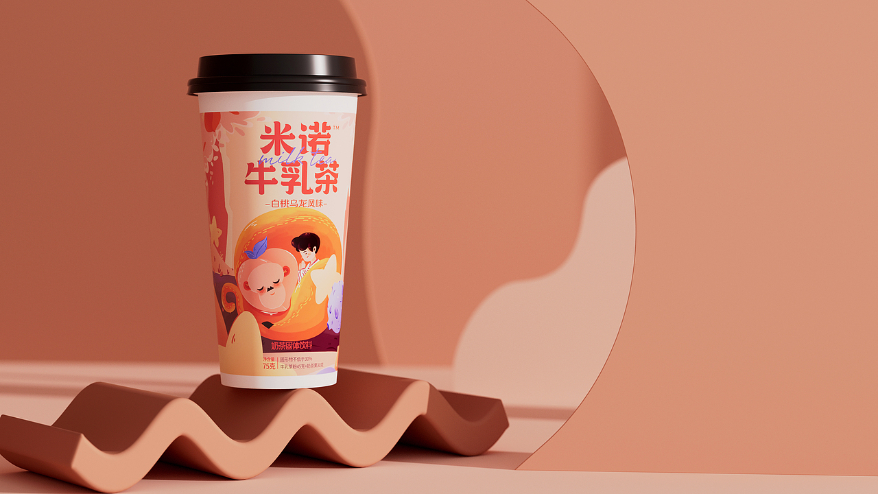米诺奶茶包装设计（图ZMjgxNjY3NTYw） - 包装 - 站酷设计师胡晓波设计原创素材 - 站酷ZCOOL