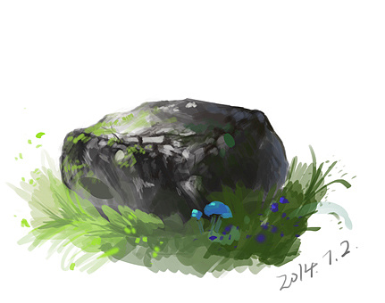 石头|插画|创作习作|森实 - 原创作品 - 站酷 (zcool)