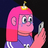 膨胀女孩的头像
