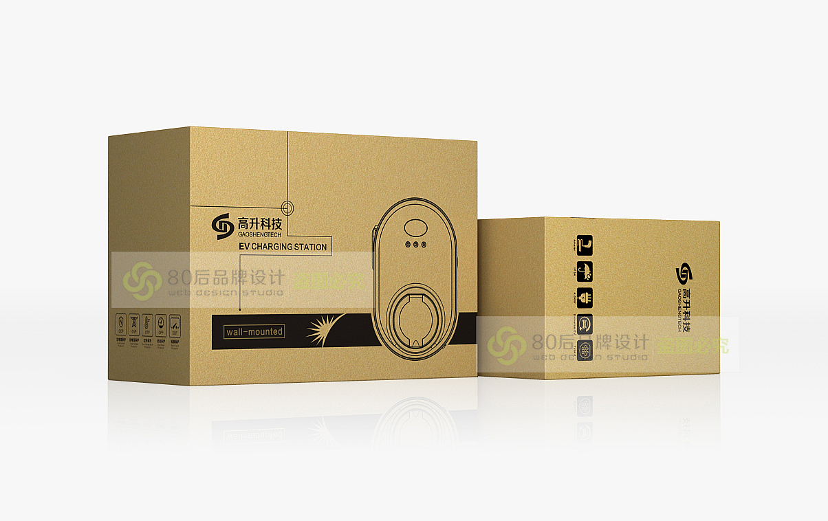 高升科技牛皮纸纸箱设计