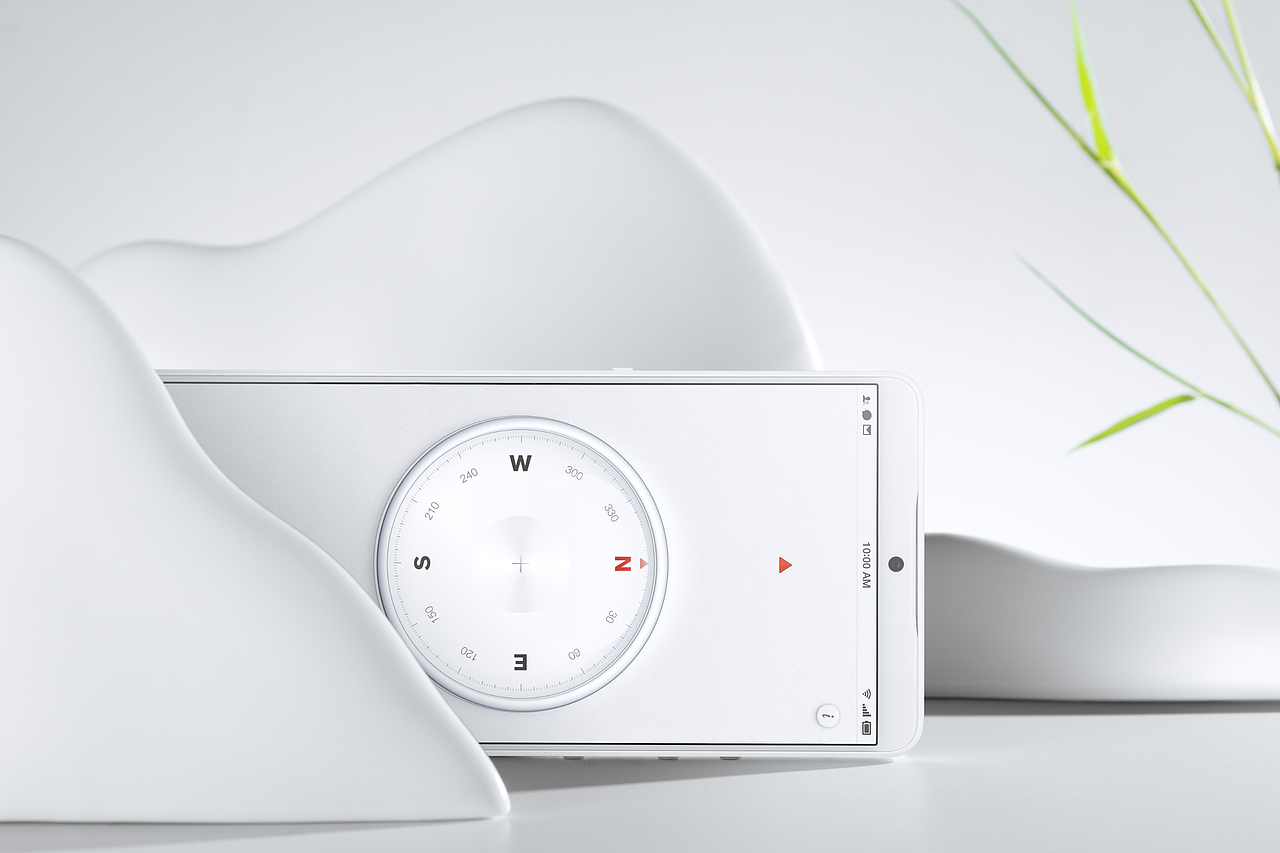 锤子科技坚果手机Pro 2S纯白色 山峦湖海 风光无限