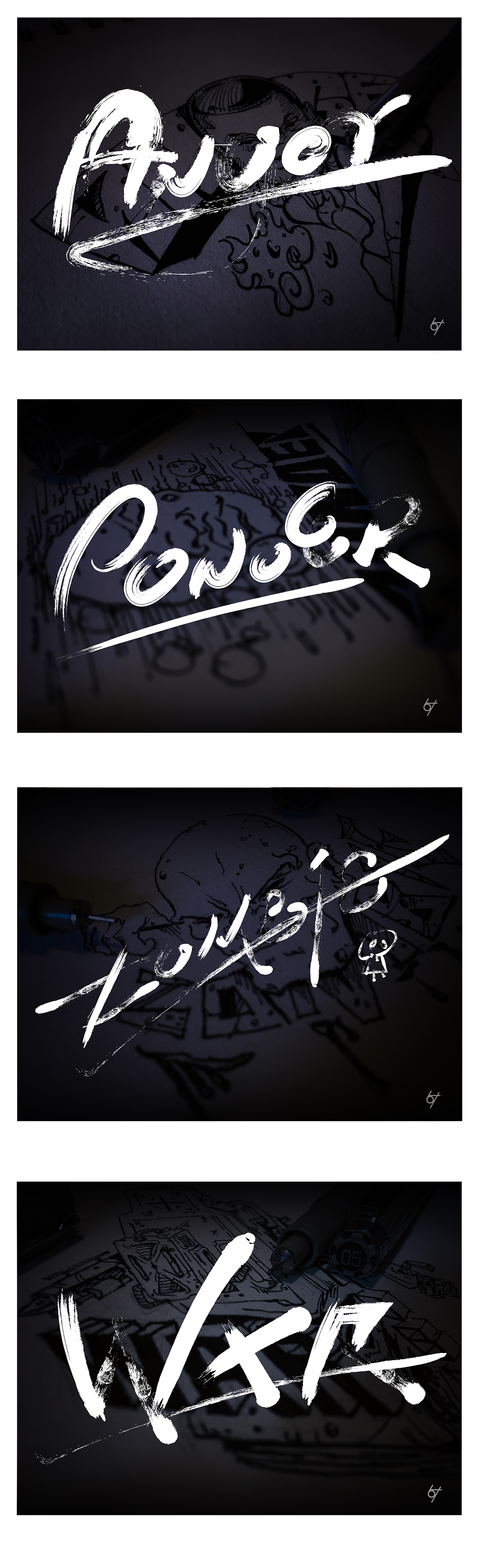 每日练习（字体/插画）（图ZNzcyMTYwMDA=） - 图案 - 站酷设计师SLOWMOintro原创素材 - 站酷ZCOOL