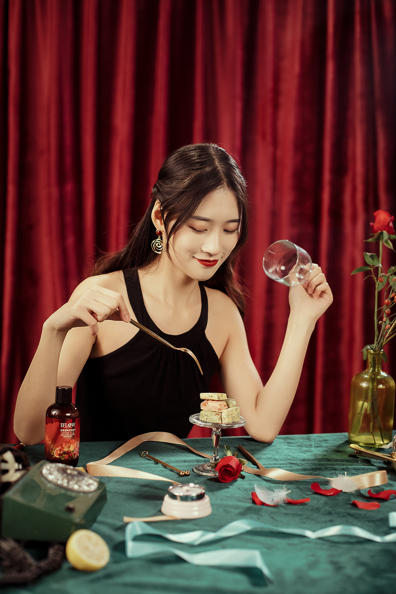 人像摄影 i 时尚晚宴海报拍摄