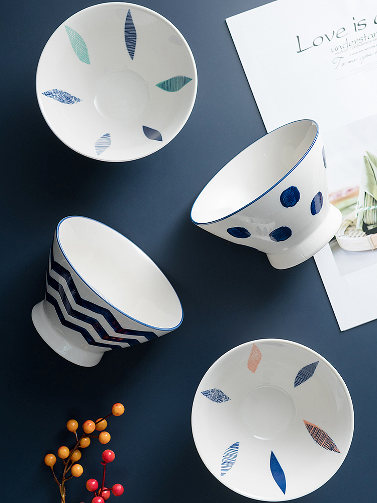 斗笠高脚饭碗 日式饭碗 餐具摄影 南京摄影