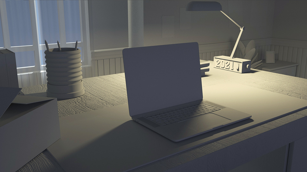 C4D室內(nèi)場(chǎng)景建模渲染練習(xí)（圖ZMjcwNTIzNzIw） - 建筑/空間 - 站酷設(shè)計(jì)師本吾原創(chuàng)素材 - 站酷ZCOOL