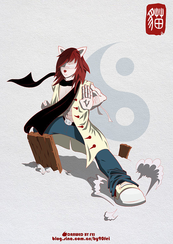 猫煞传（图ZMTU5NTE0MA==） - 概念设定 - 站酷设计师feii原创素材 - 站酷ZCOOL