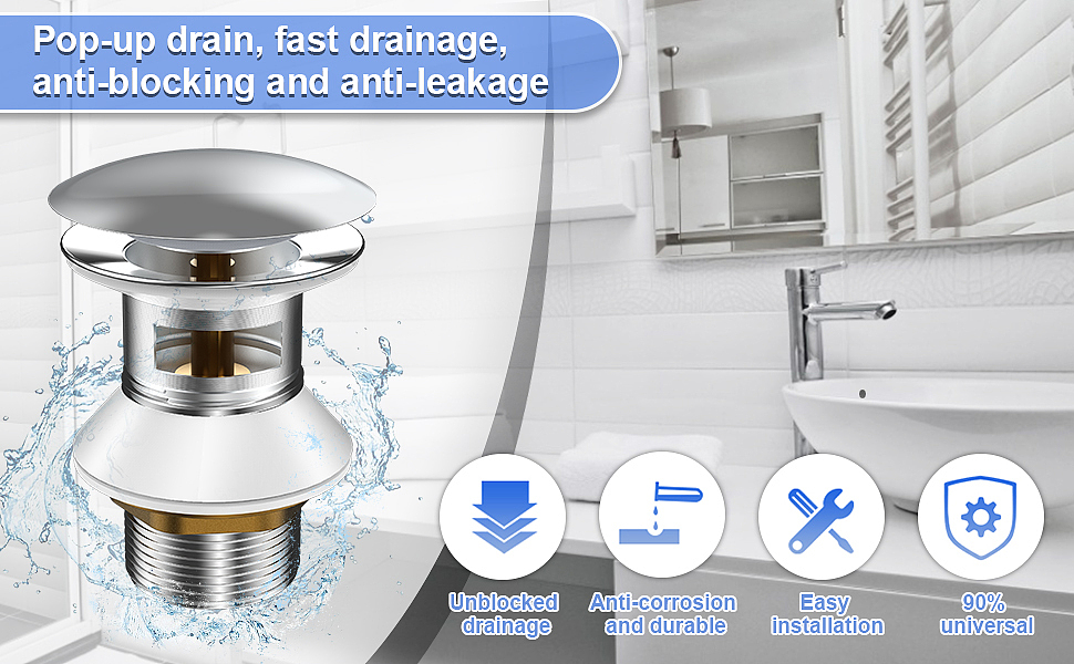 亚马逊主图 A+厨房下水道漏水伐