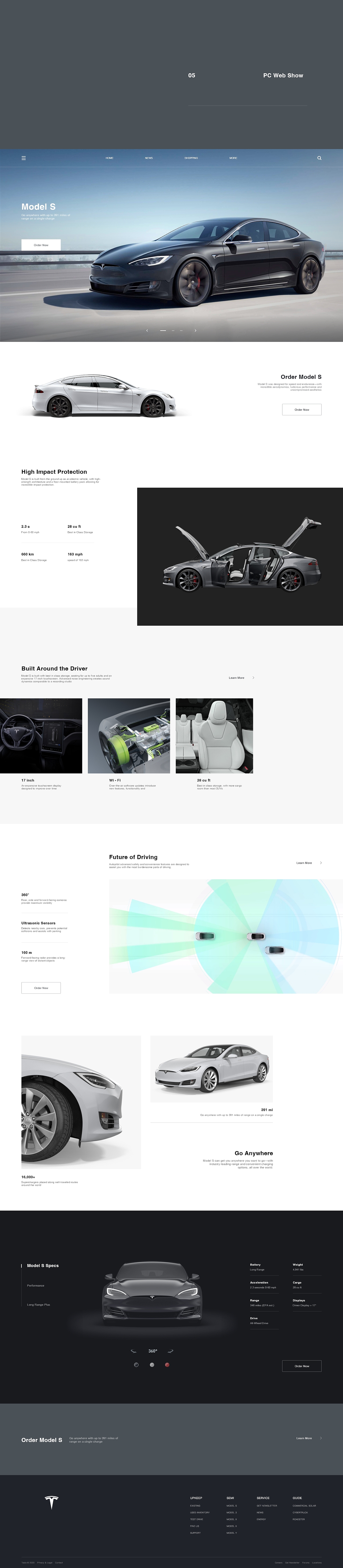 Tesla Web Redesign（图ZMjExNjE5ODQ0） - 企业官网 - 站酷设计师黄伟Huang原创素材 - 站酷ZCOOL