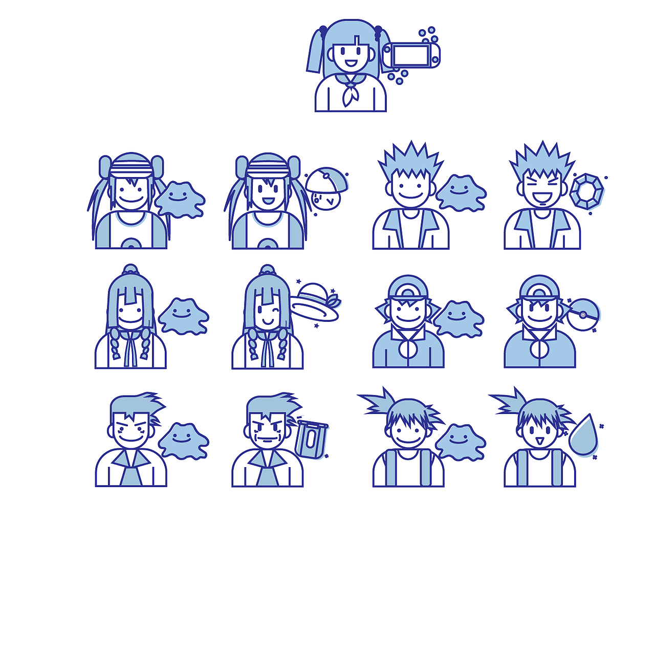 精灵宝可梦 pokemon  Icon设计
