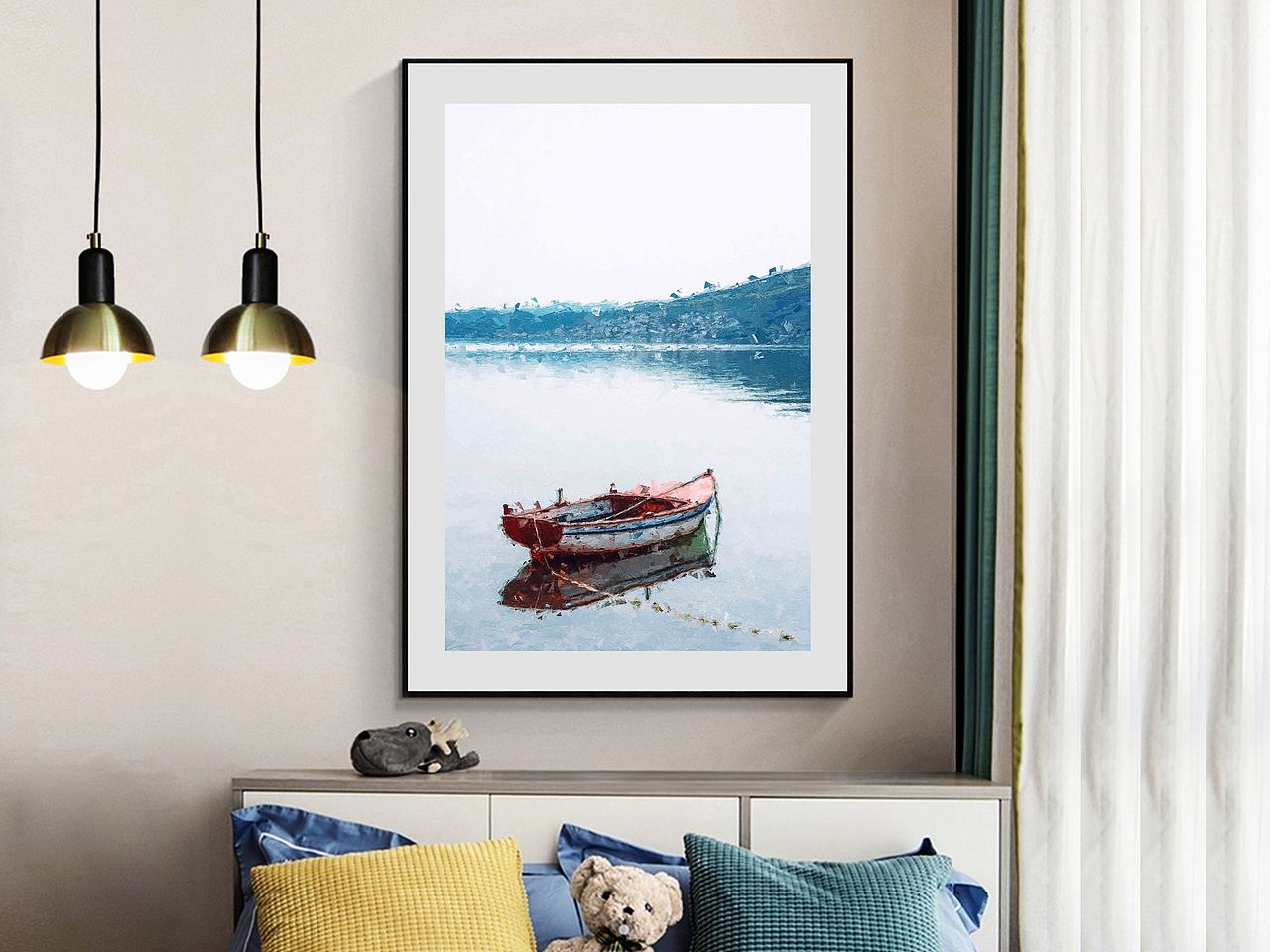 给一个粉丝做的一批数字油画作品，作为装饰画素材