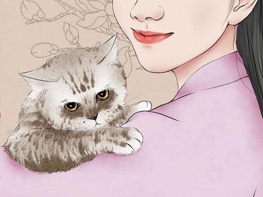 工笔人物范若若