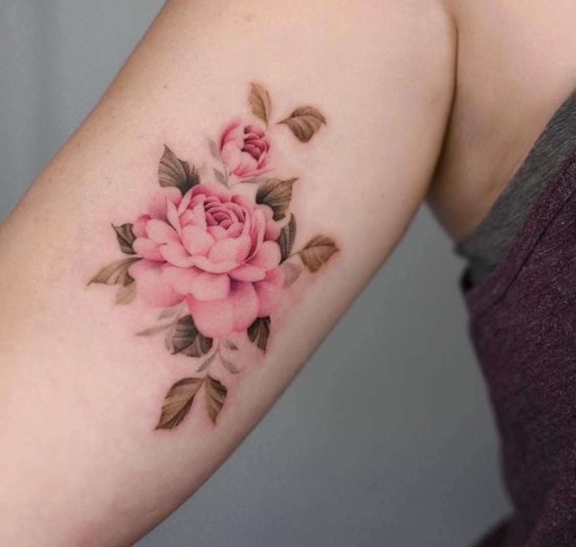 女生小清新纹身图案