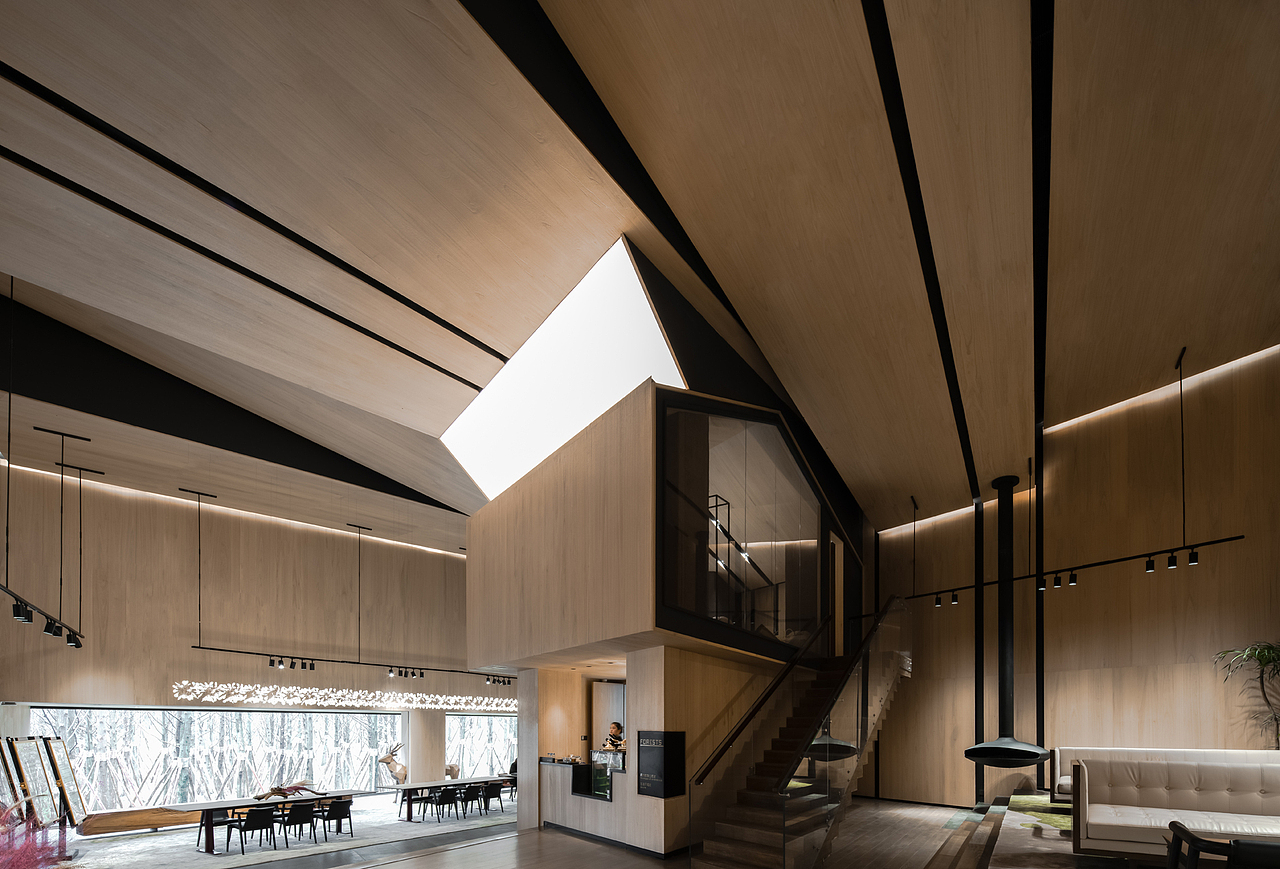 项目名称 | 重庆万科森林公园售楼处
项目地址 | 重庆两江新区中央公园<br>项目业主 | 万科(重庆)企业有限公司<br>特别鸣谢 | 刘军,蒋金君<br>项目面积 | 866㎡<br>竣工时间 | 2018年11月<br>室内设计及软装设计 | ENJOYDESIGN<br>摄影 | 贺川,李燕