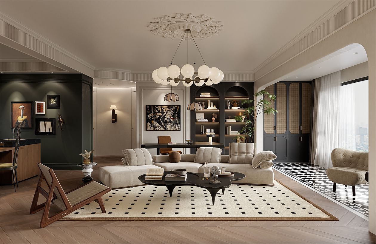 【法式中古】生活的气质（图ZMzY4MzM4MDY0） - 家装设计 - 站酷设计师Z899978447原创素材 - 站酷ZCOOL