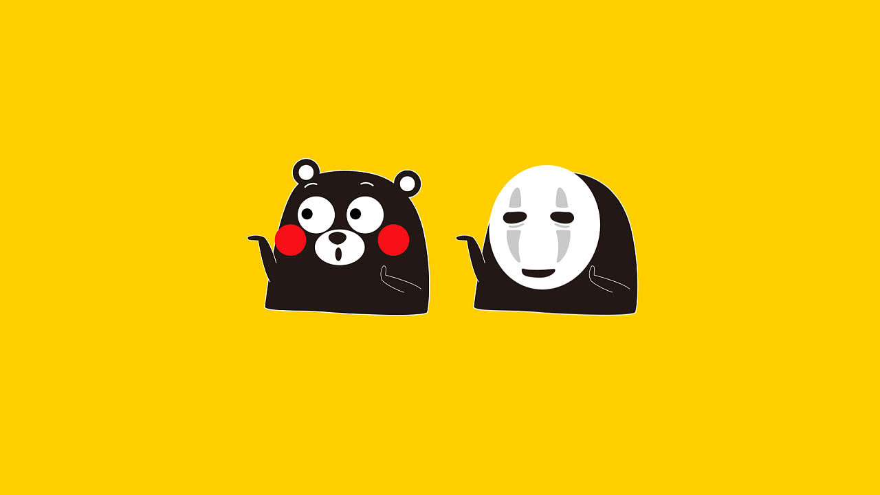 AE小动画练习 当熊本熊和无脸男搞在了一起gif（图ZNDQ0OTE1Mjg=） - 其他UI - 站酷设计师李小熊beaaar原创素材 - 站酷ZCOOL