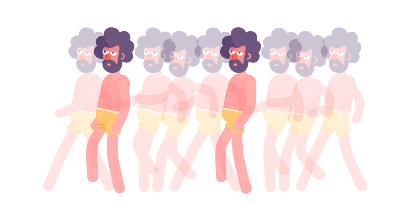 没事儿走两步角色行走动效详解