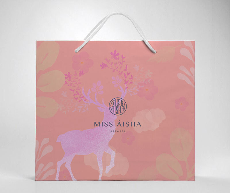 MISS AISHA女装品牌设计（图ZNTU1OTI0MTI=） - Logo - 站酷设计师善恩设计工作室原创素材 - 站酷ZCOOL