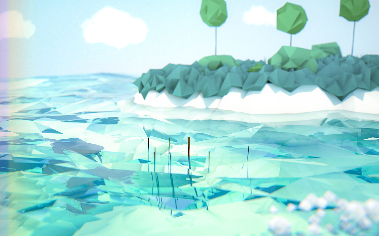 C4D插画~美景给人灵感！（图ZMTMzMTk3NTA4） - 创作习作 - 站酷设计师Colourful_原创素材 - 站酷ZCOOL