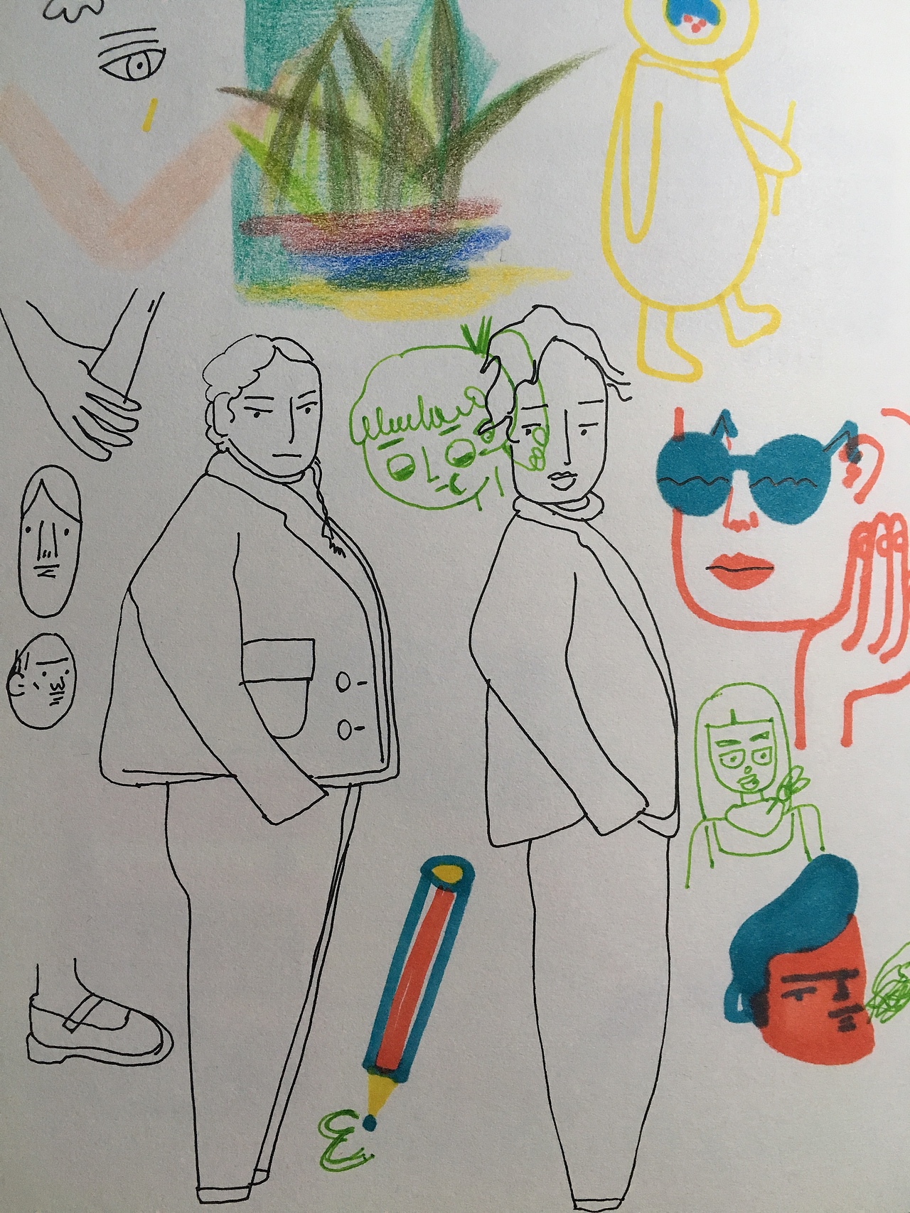 整理作品啦（图ZOTU5MjE0ODQ=） - 新锐潮流插画 - 站酷设计师请叫我温暖原创素材 - 站酷ZCOOL