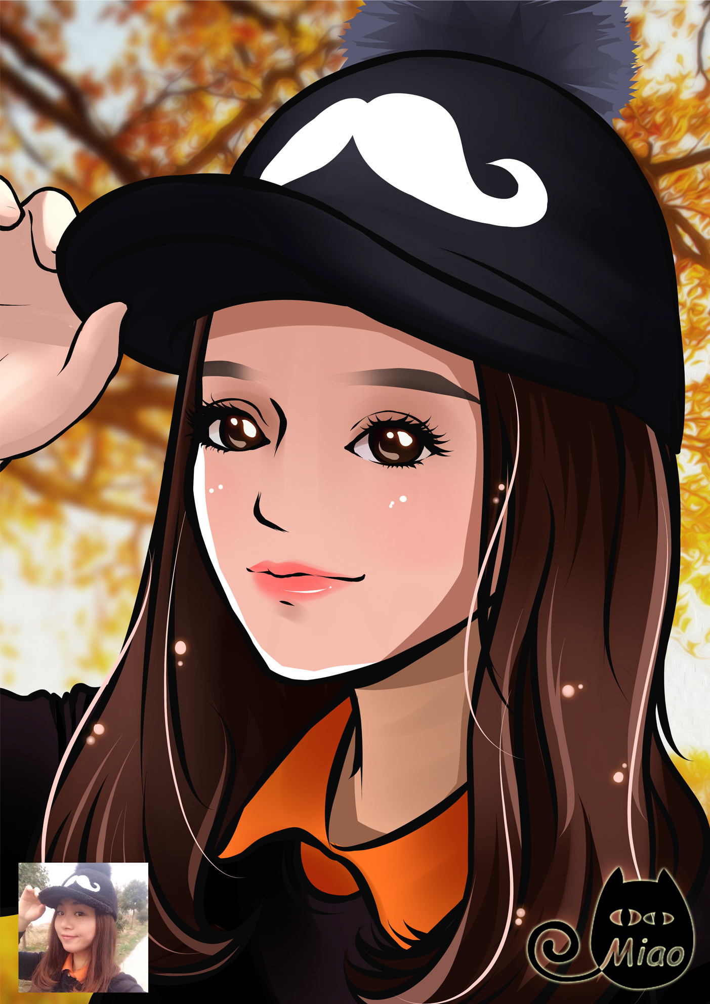 q版人物 偏写实|动漫|肖像漫画|七里海岸 - 原创作品 - 站酷 (zcool)