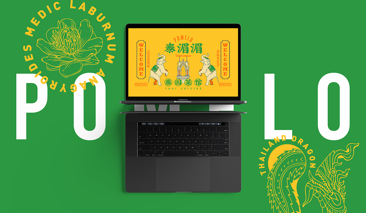 泰湄湄pomelo图案设计