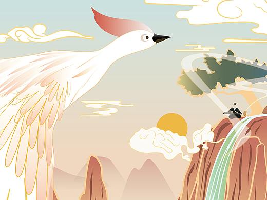 白雀山水（个人主页-ZNDYwMDY4NzY=） - 商业插画 - 站酷设计师不像插画原创素材 - 站酷ZCOOL