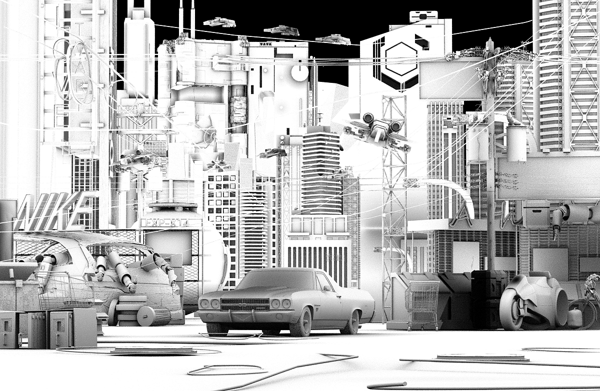 未来朋克城市（图ZMTc0ODk4MTU2） - 场景 - 站酷设计师Suker_Lee原创素材 - 站酷ZCOOL