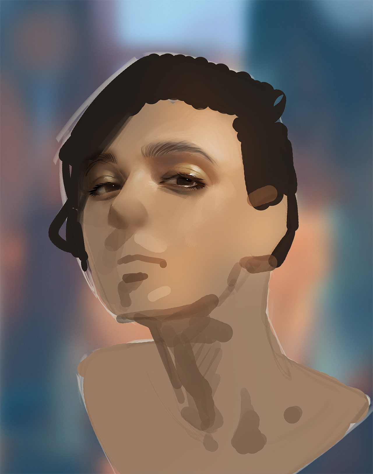 我实在是喜欢仰视的姑娘太好看了看着就很心动