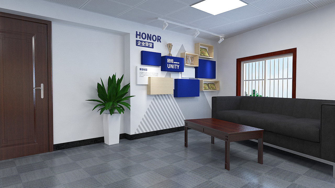 建设银行党建空间（图ZMjgzOTY2MDcy） - 其他空间 - 站酷设计师青岛白鲸文化原创素材 - 站酷ZCOOL