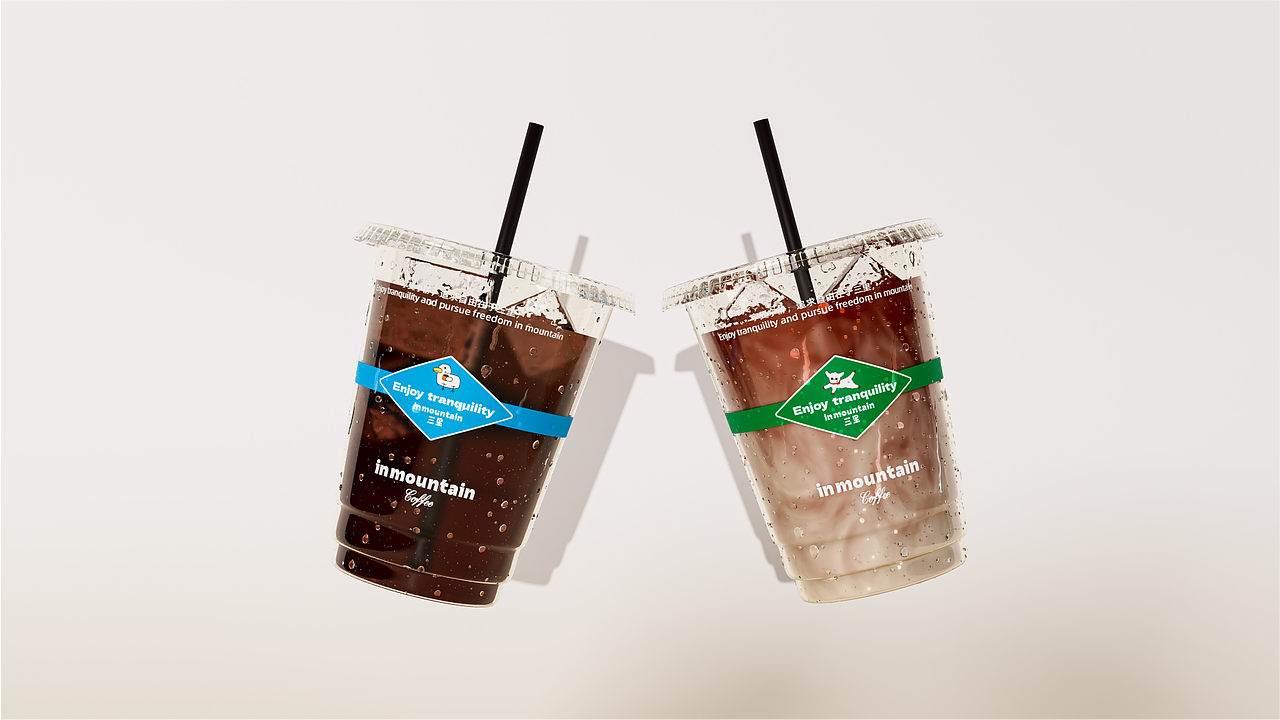 in mountain coffee 品牌设计