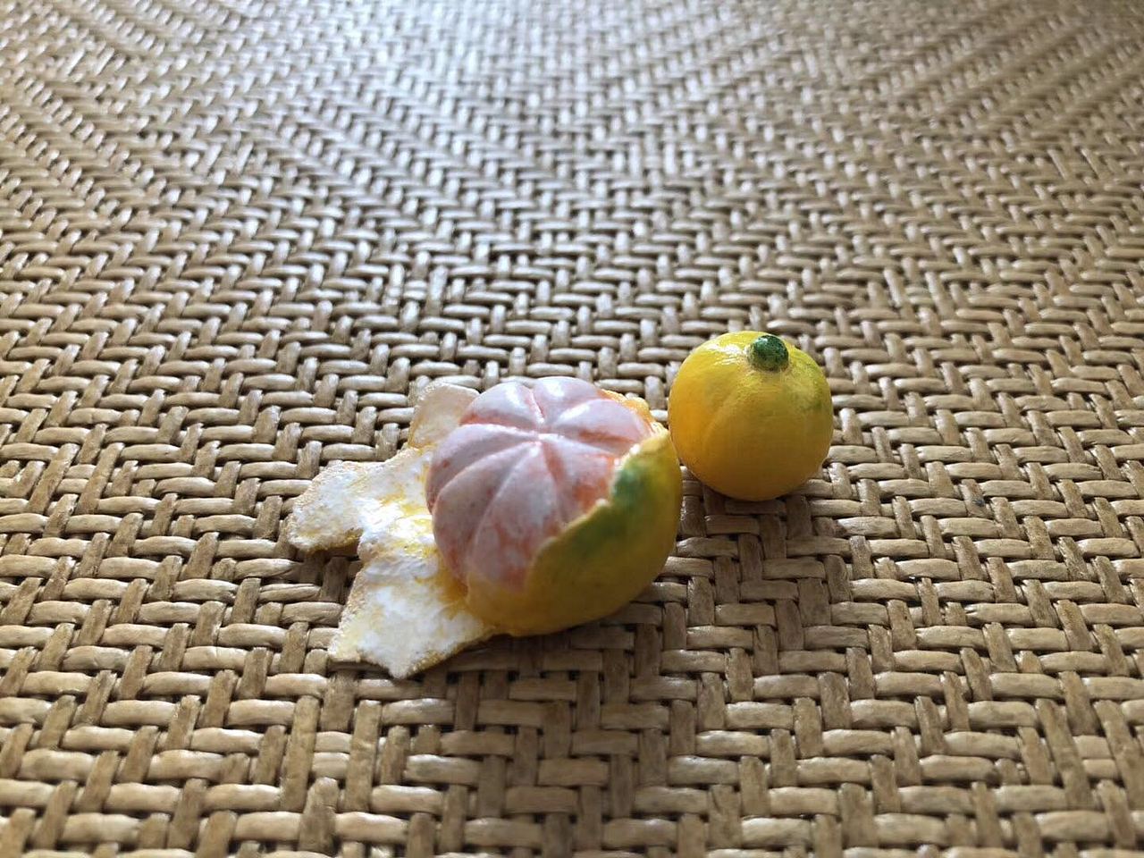 一组超轻黏土食玩和软陶小胖妞的组合