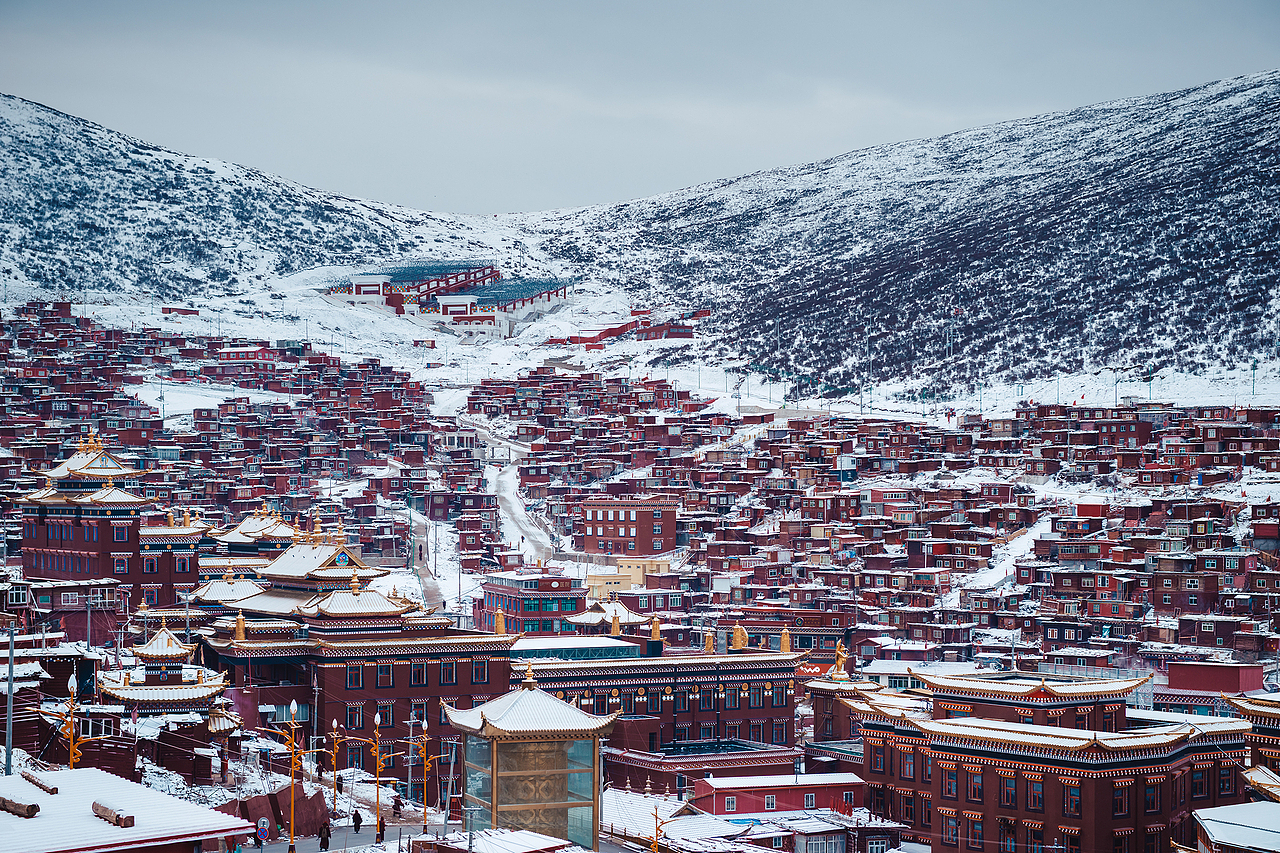 雪后安静的清晨。