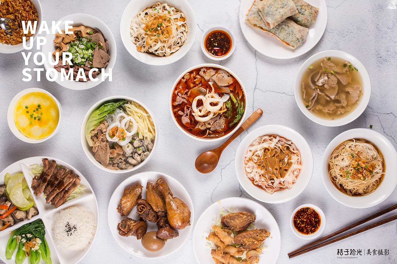 劳春小吃套餐饭图片丨厦门深圳广州泉州美食摄影丨抖音