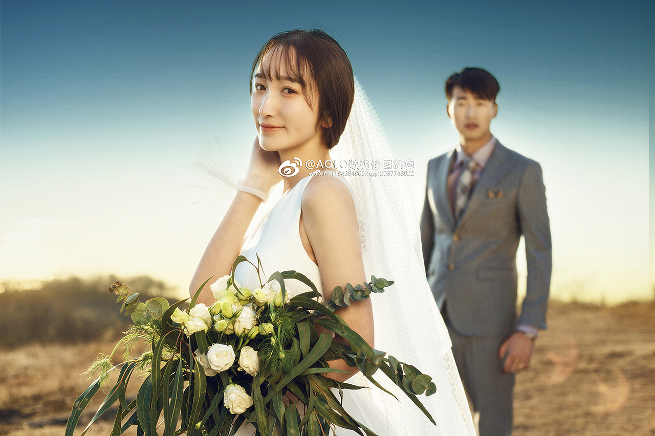 婚纱修图作品