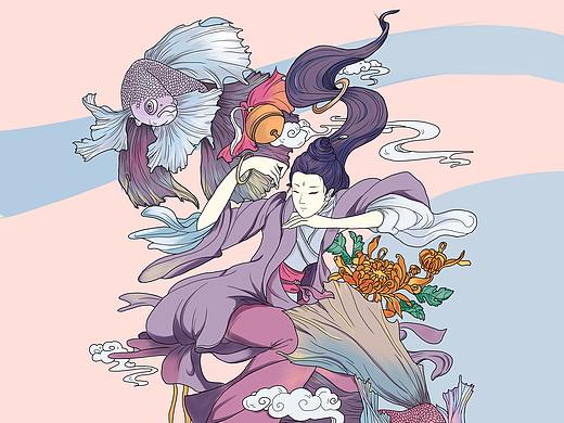 仙人（個(gè)人主頁-ZNDEyODQzNjA=） - 藝術(shù)插畫 - 站酷設(shè)計(jì)師布里白原創(chuàng)素材 - 站酷ZCOOL