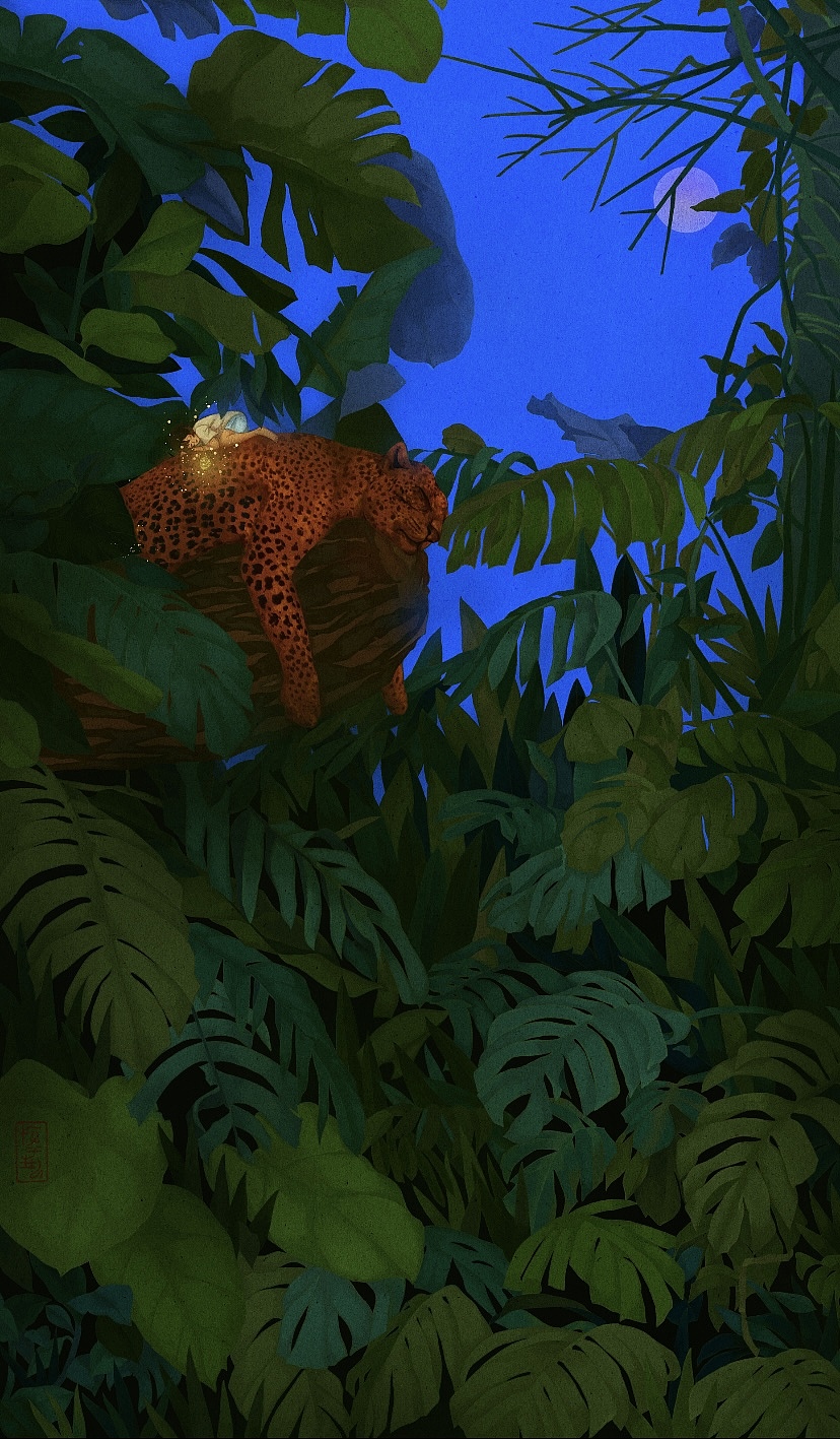 《家园》系列作品（图ZMzA1MDQyNDY4） - 艺术插画 - 站酷设计师一禾二原创素材 - 站酷ZCOOL