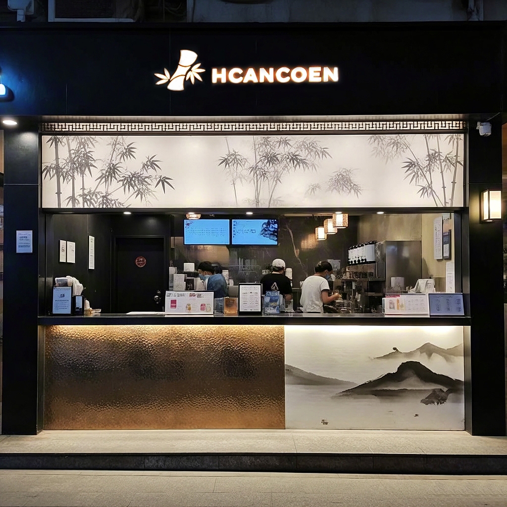 黑金氛围感新中式奶茶空间（图ZMzgxODEyOTYw） - 商业空间设计 - 站酷设计师shownote原创素材 - 站酷ZCOOL