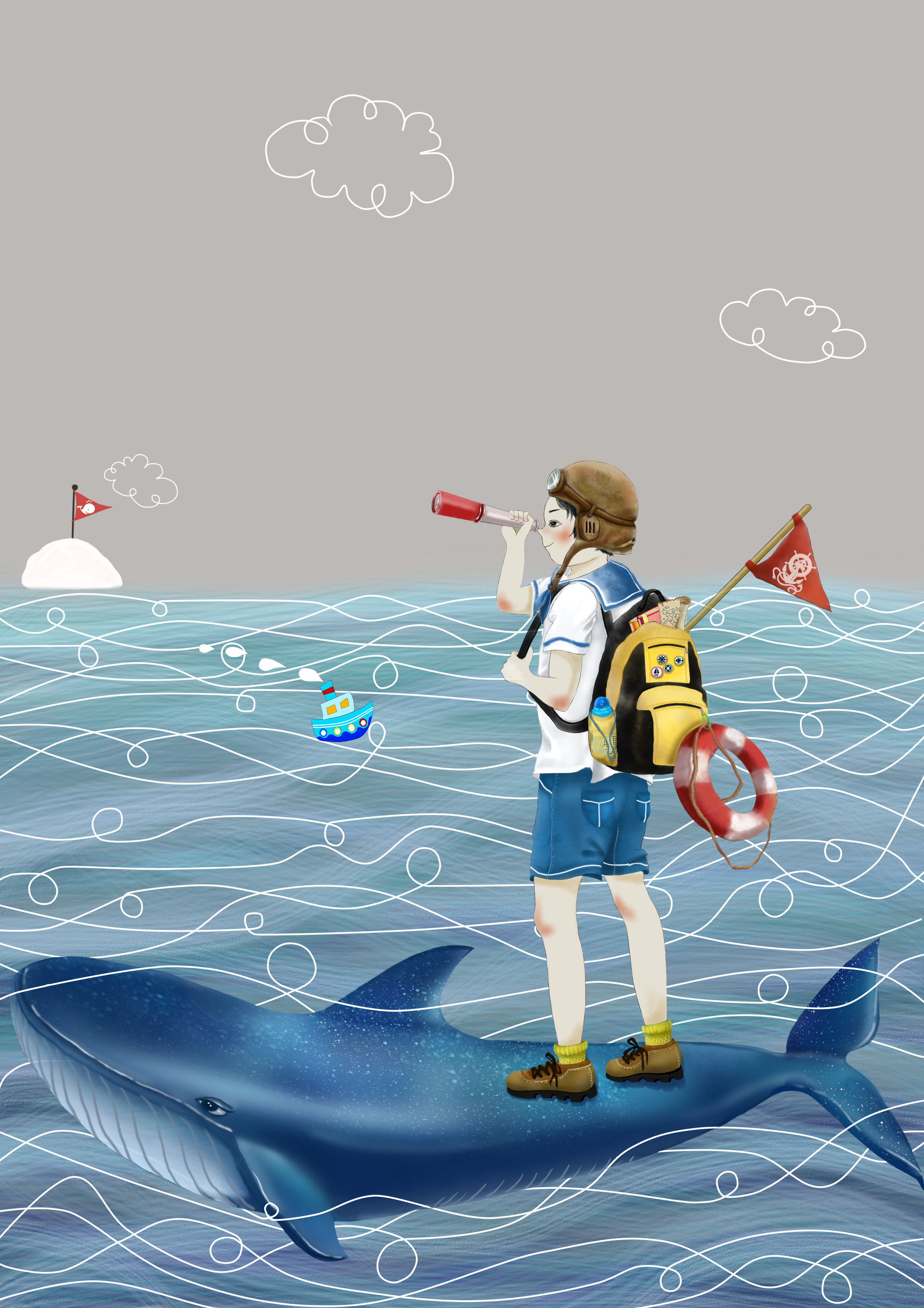 小小冒险家|插画|商业插画|非朱即墨 - 原创作品 - 站酷 (zcool)