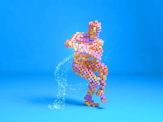 方塊人舞蹈（個人主頁-ZMjUzNDg3MDg=） - 欄目片頭 - 站酷設計師勇老先生原創(chuàng)素材 - 站酷ZCOOL