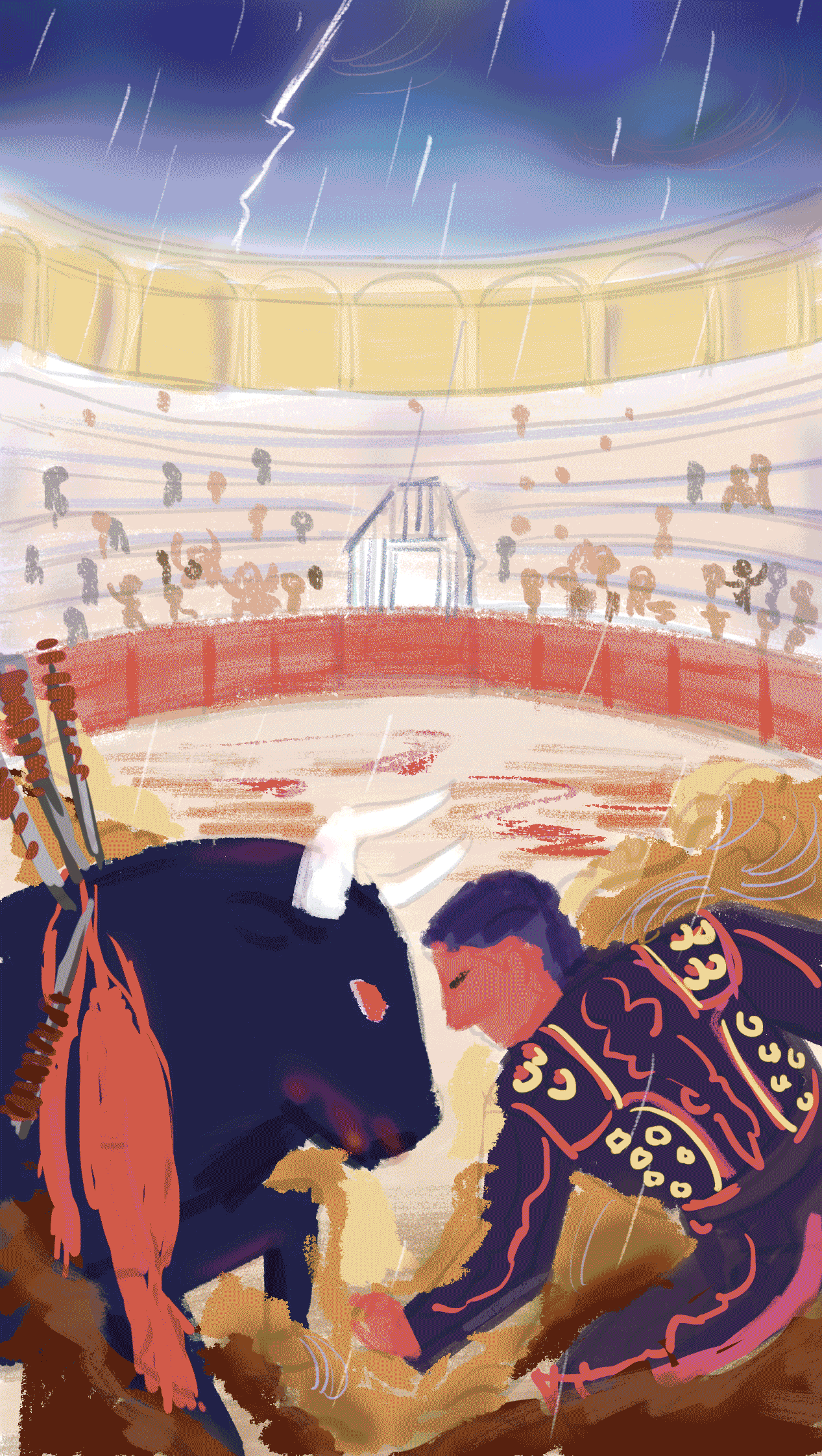 斗牛—竞技场席卷砂灰 侧颜杀刺透光锐（图ZMjc1MDg2OTg0） - 创作习作 - 站酷设计师马马也原创素材 - 站酷ZCOOL