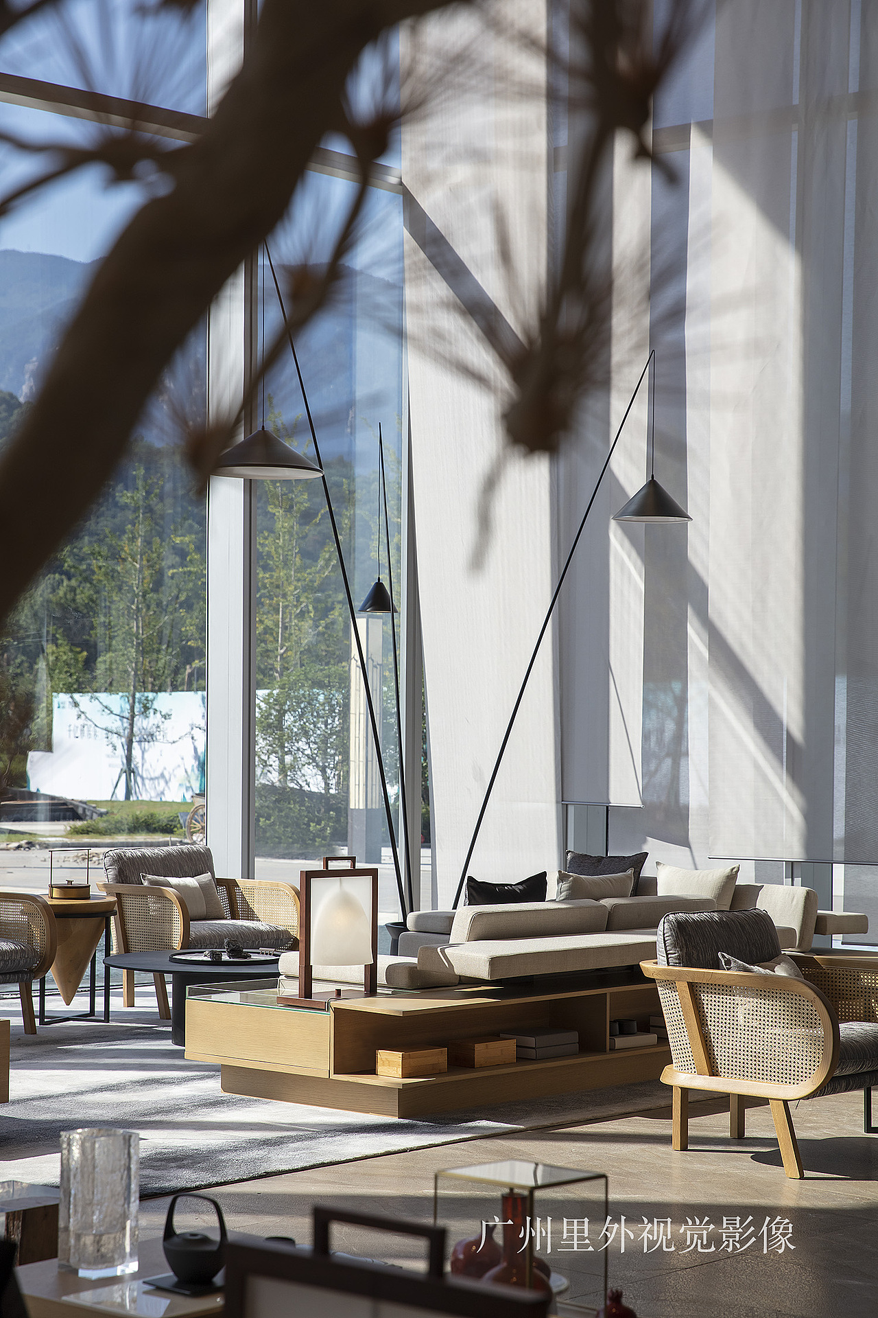 庐山-雅居乐售楼部(李益中设计)-室内空间摄影