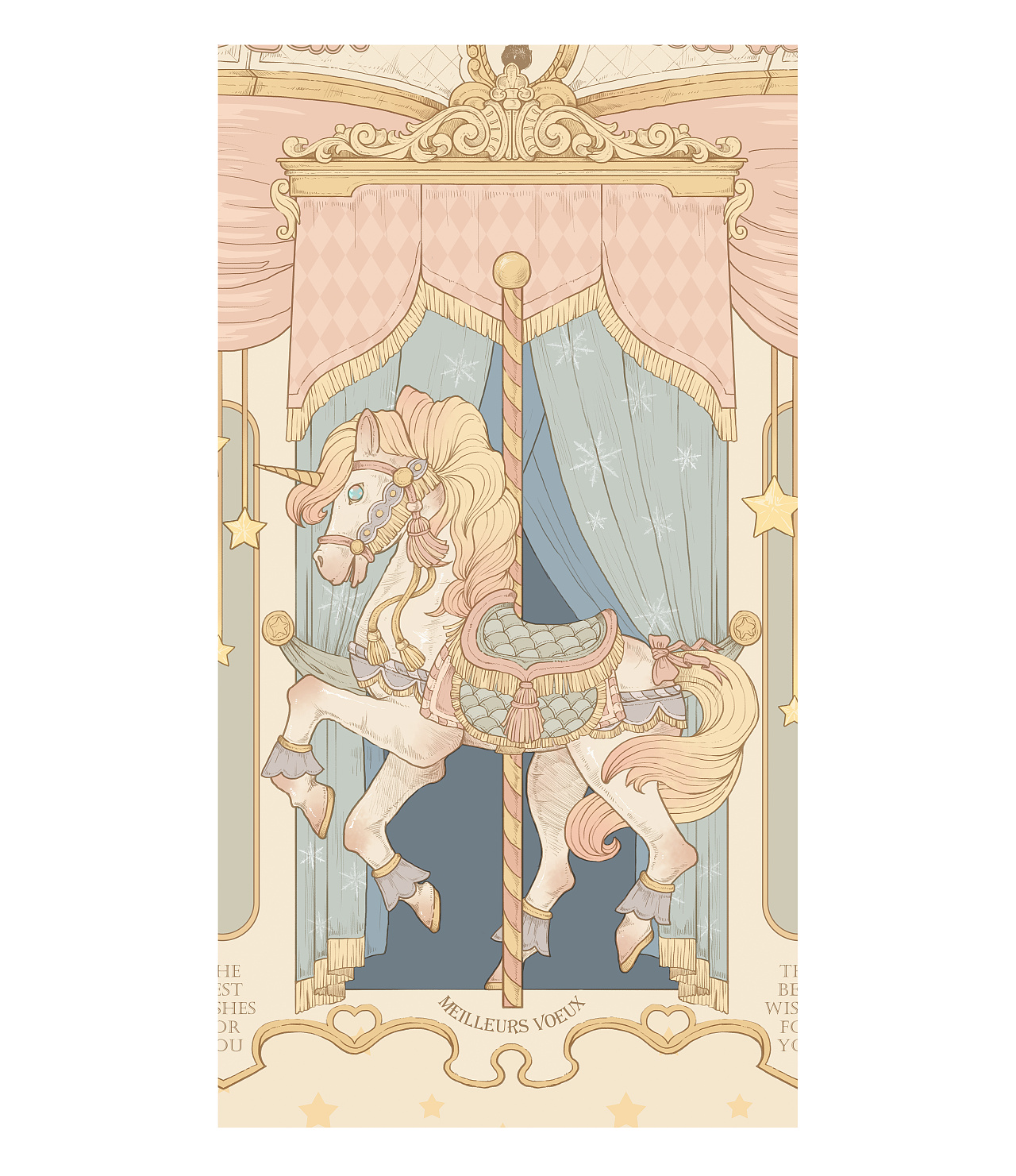 旋转木马|插画|商业插画|桃白白taopaipai - 原创作品 - 站酷 (zcool)