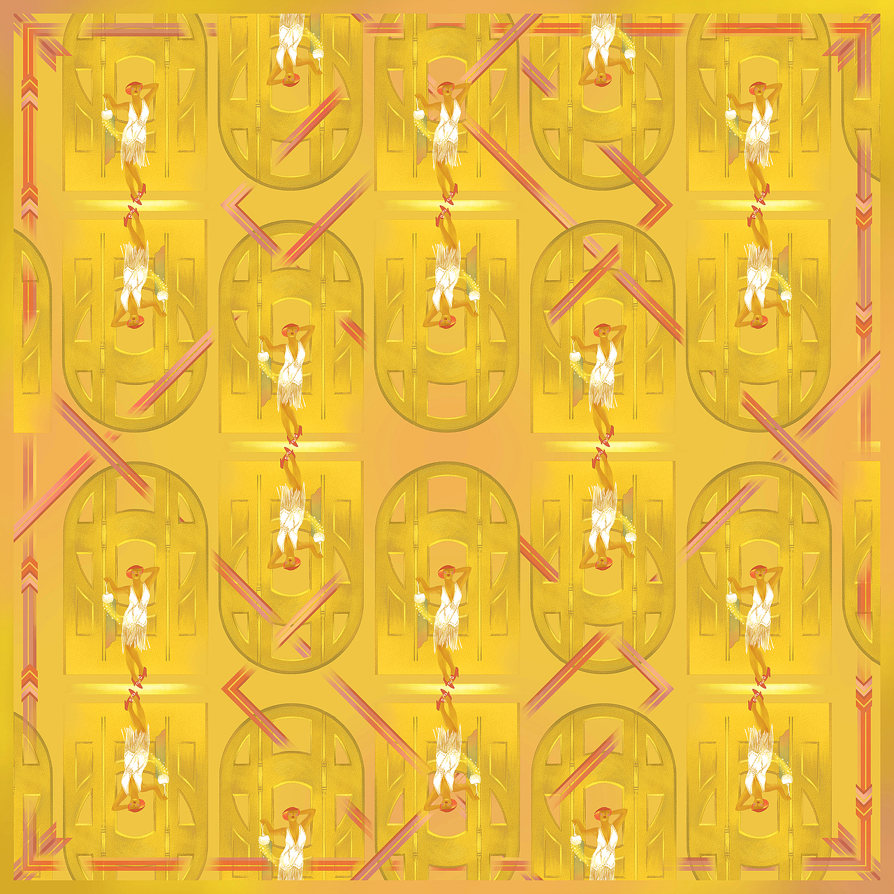 丝巾设计（图ZOTg4NjQ4NjQ=） - 艺术插画 - 站酷设计师苏童Amy原创素材 - 站酷ZCOOL