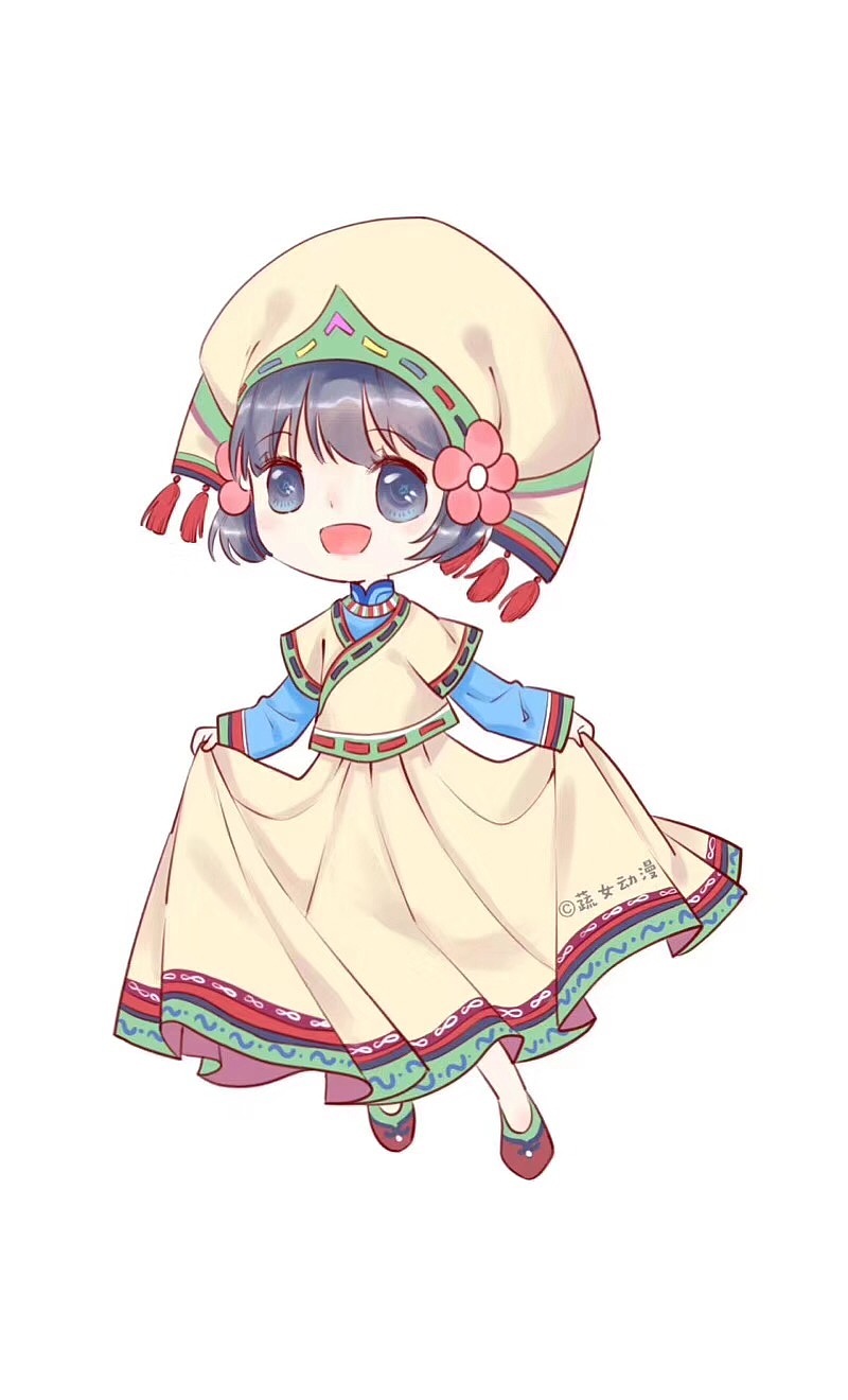 蔬女系列之56个民族|动漫|单幅漫画|蔬女动漫_原创作品-站酷zcool