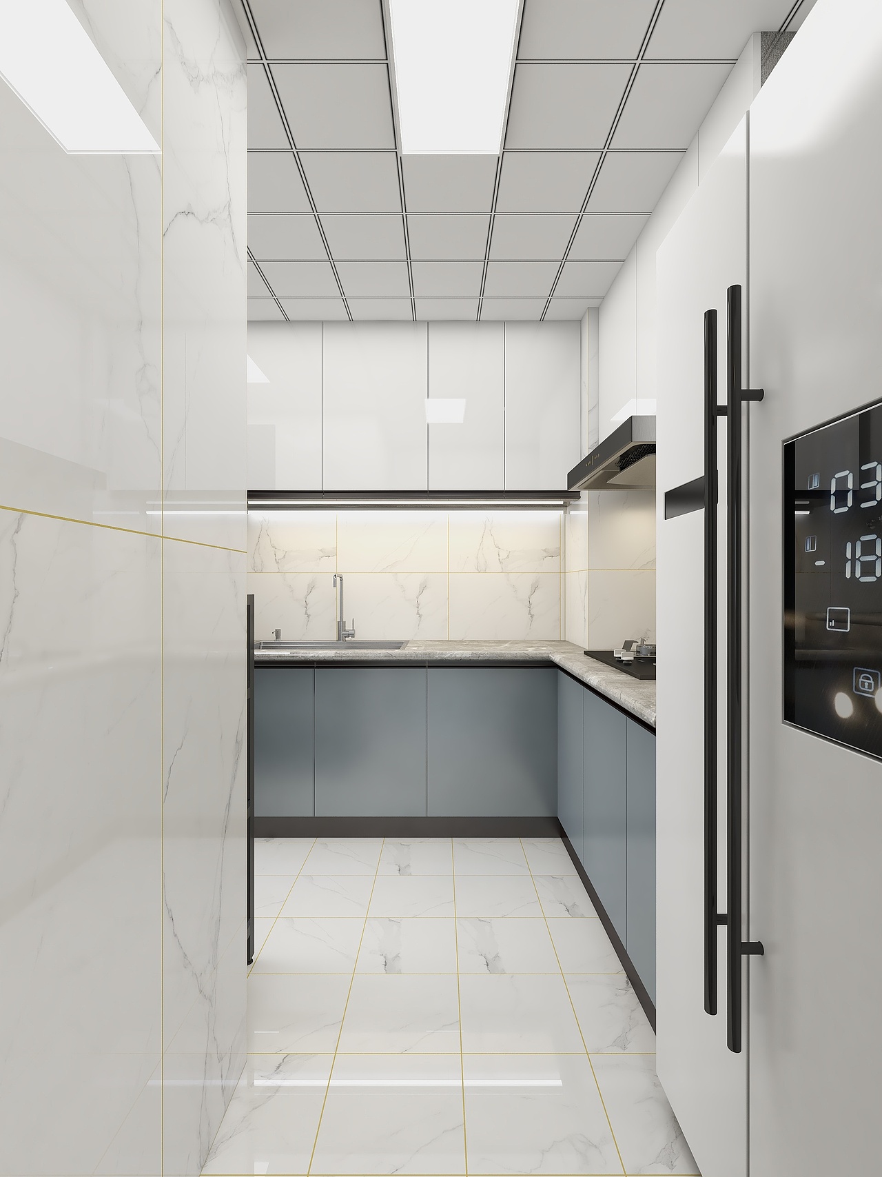 田园世界(92平方轻奢风三居室)