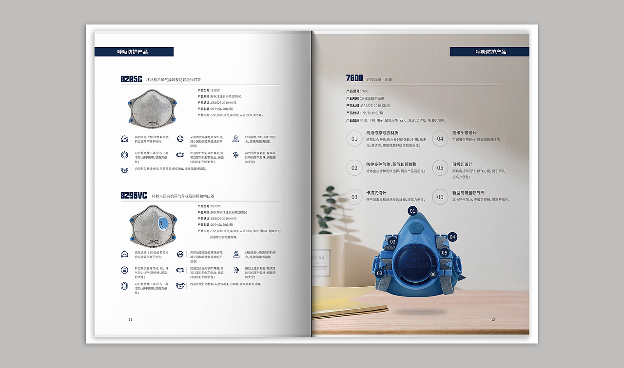 防护品画册设计-深圳VI设计-深圳画册设计-智睿品牌