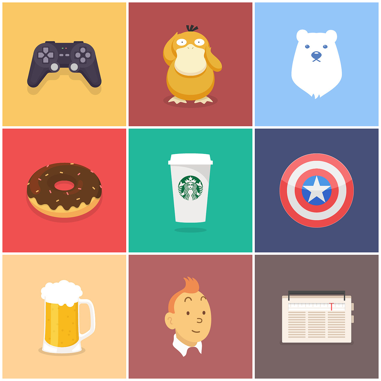 Post-it【010-018】（图ZMzc0OTMyMzI=） - 图案 - 站酷设计师杨仔___原创素材 - 站酷ZCOOL