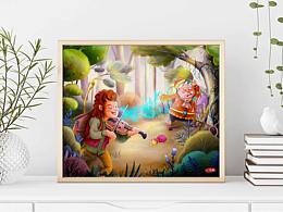 原创绘本故事插画